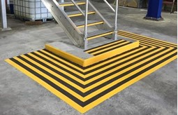 safety coating non slip around commercial stairs