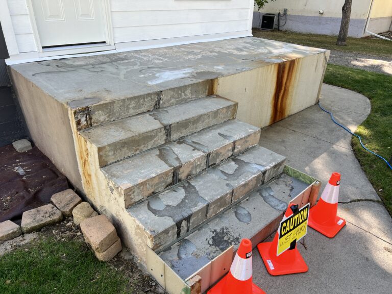 concrete stair epoxy repair billings montana