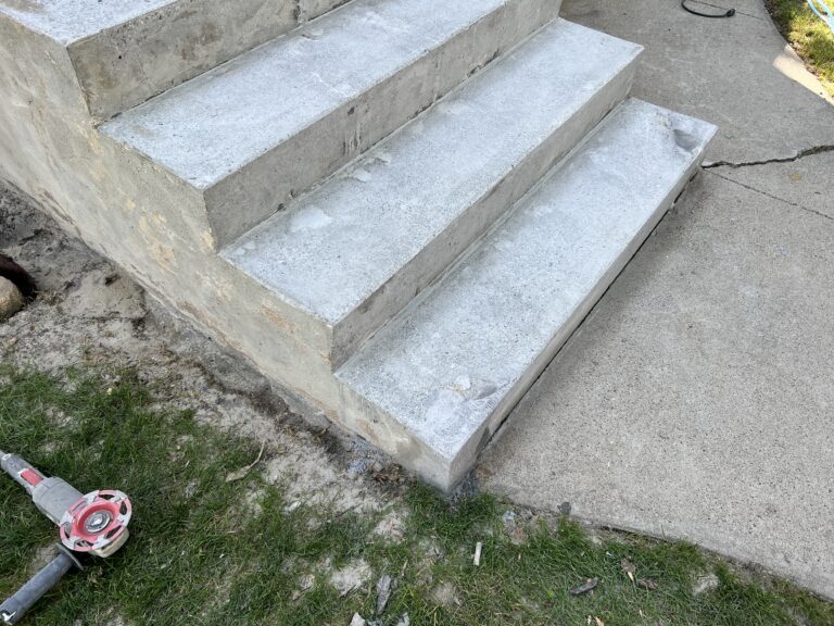 concrete home stair epoxy billings montana after